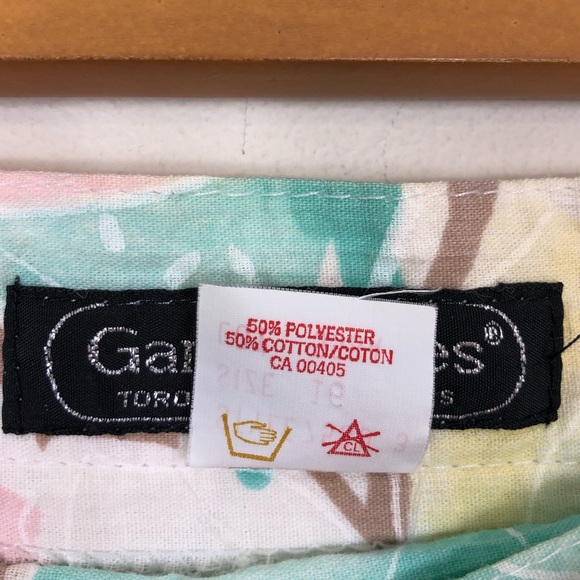 Vintage 50s Pastel Floral Pleated Skirt Sz 28 - Picture 7 of 12